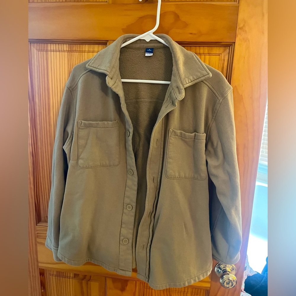 Button up shacket